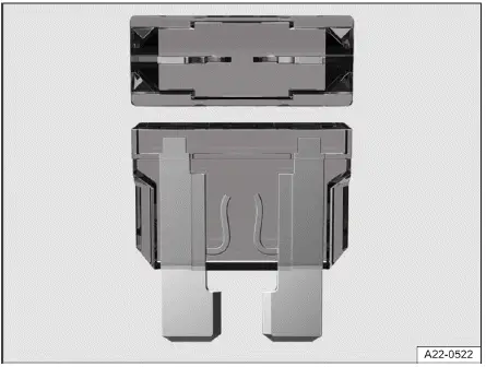 Fig. 1 Fusible grillé (schéma de principe)